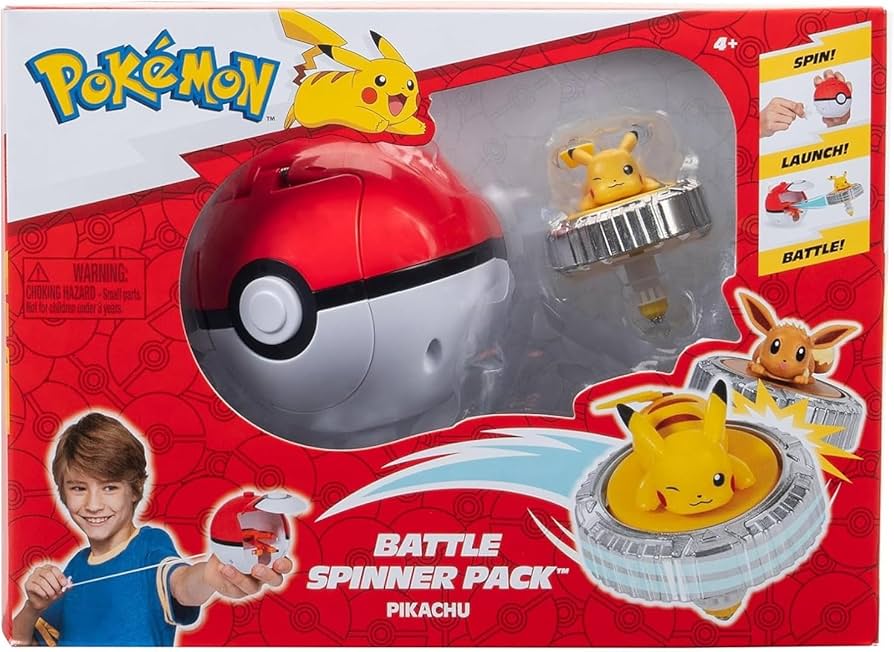 Pokémon PKW4398 Battle Spinner Pikachu Official Playset